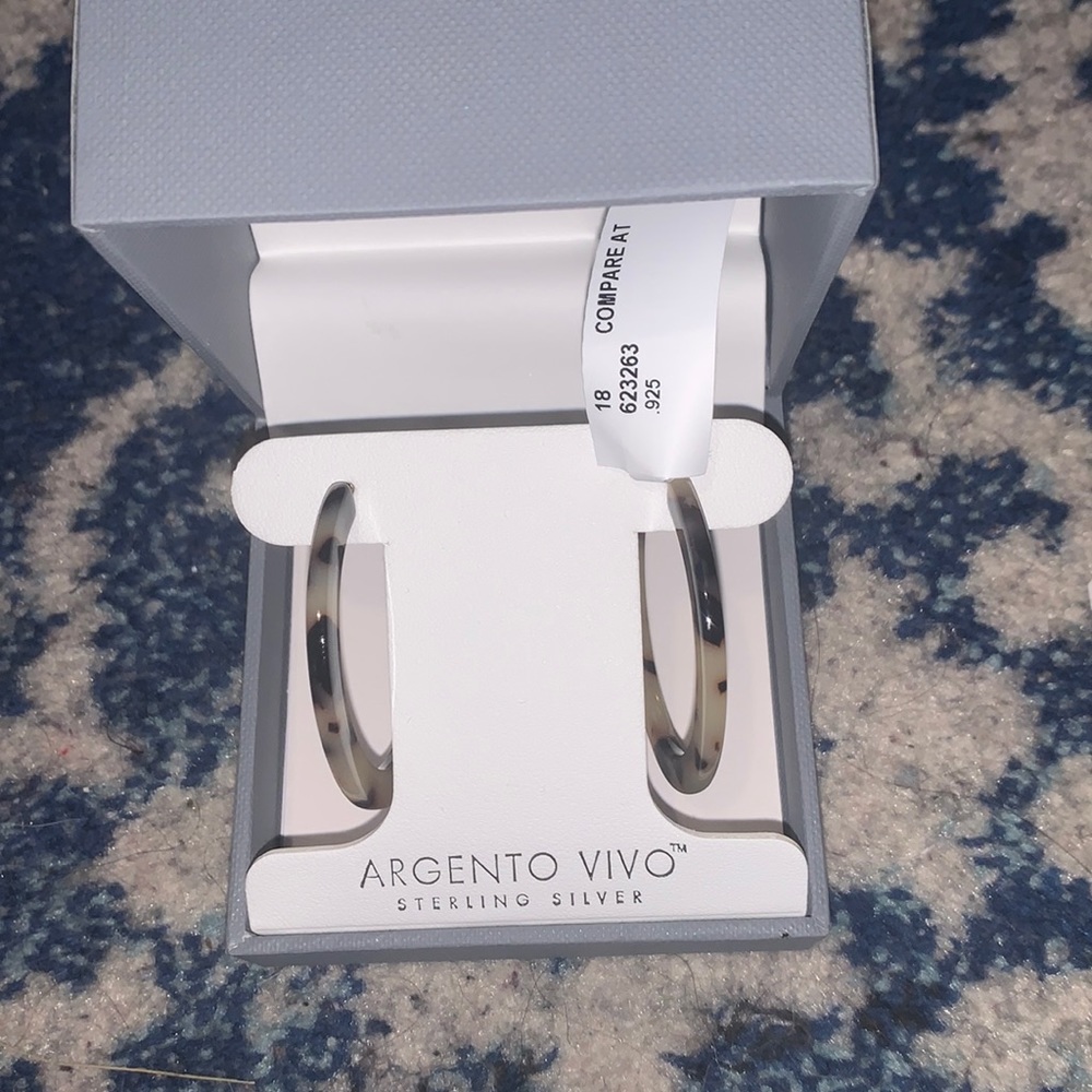Argento Vivo half hoop earrings!